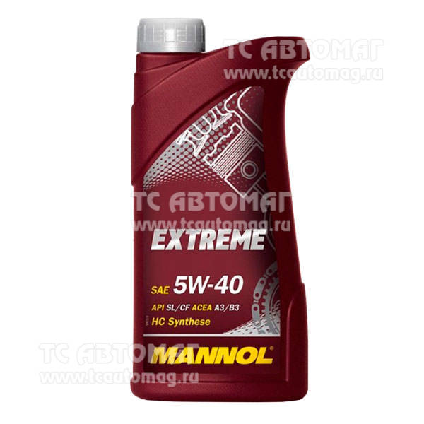 Масло Mannol Extreme SAE 5W40 1л. (1020)