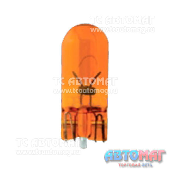 Лампа 12V  5W б/ц оранжевая ЛЧ016