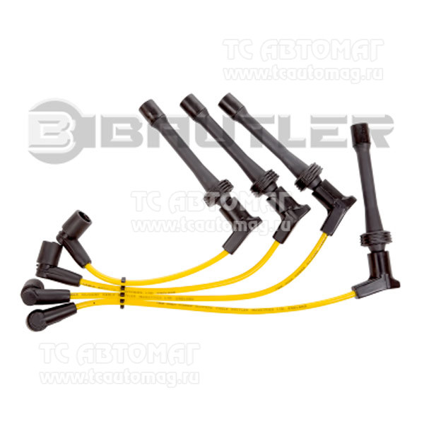 Провода высоковольтные ВАЗ 2110-2112 инжектор двигатель 16 кл., 7 мм BTL-0011IW BAUTLER, OEM 2112-3707080