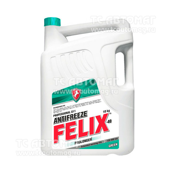 Антифриз FELIX PROLONGER-45 (зеленый) 10 кг,  г.Дзержинск