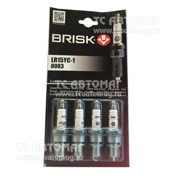 Свечи Brisk Super R LR15YC-1- J new 0003/0086