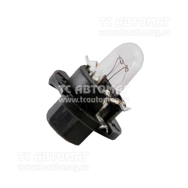 Лампа 12V  1,2W пластик. цоколь, вх8.4d NY 900243