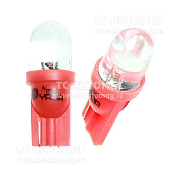 Светодиод 12V 5W б/ц, красный, 