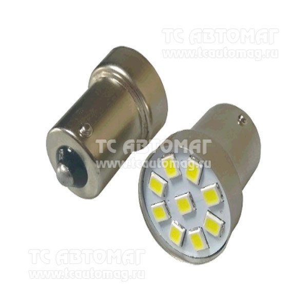 Светодиод 12V  10W  G18.5  (9SMD) белый 