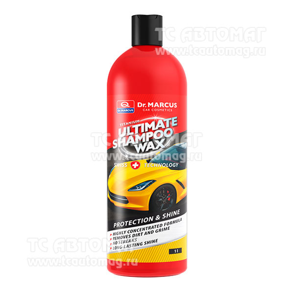 Автошампунь с воском Dr.Marcus Titanium Shampoo Wax 1л