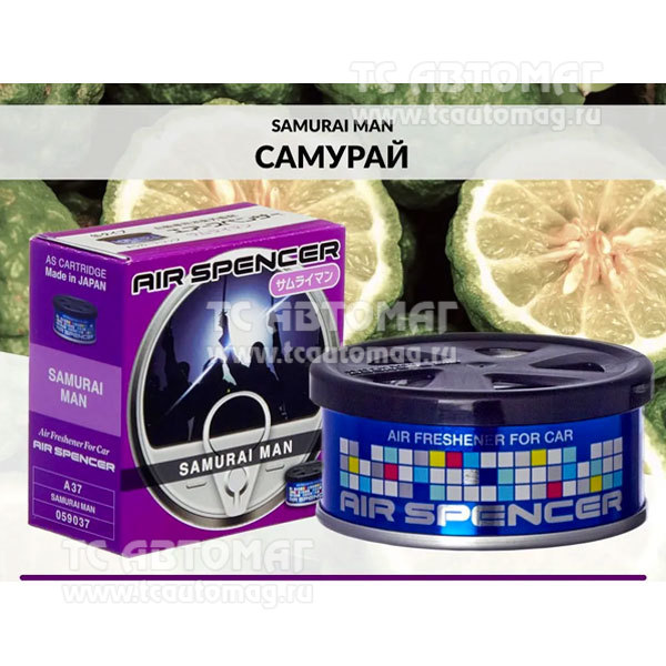 Ароматизатор меловой EIKOSHA SPIRIT REFILL (A-37) Samurai Man /самурай/ Япония
