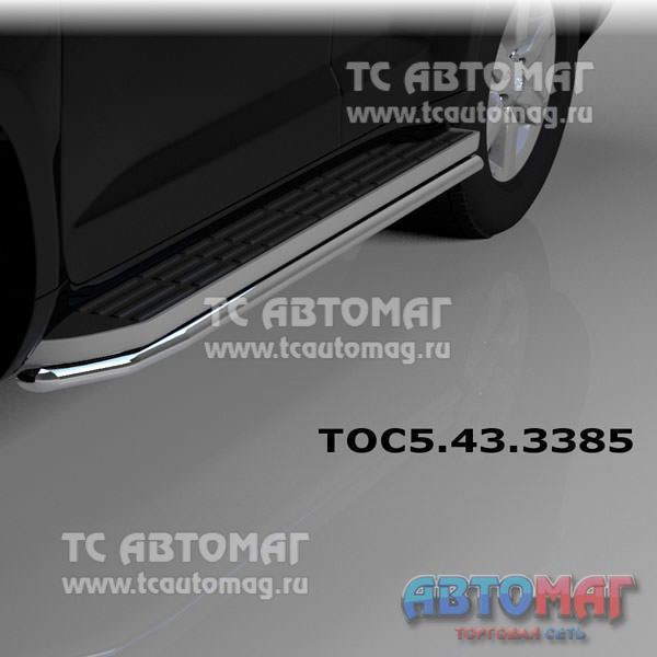 Защита порогов Toyota Land Cruiser Prado 150 2009- d42 TOC5.43.3385 ГлС