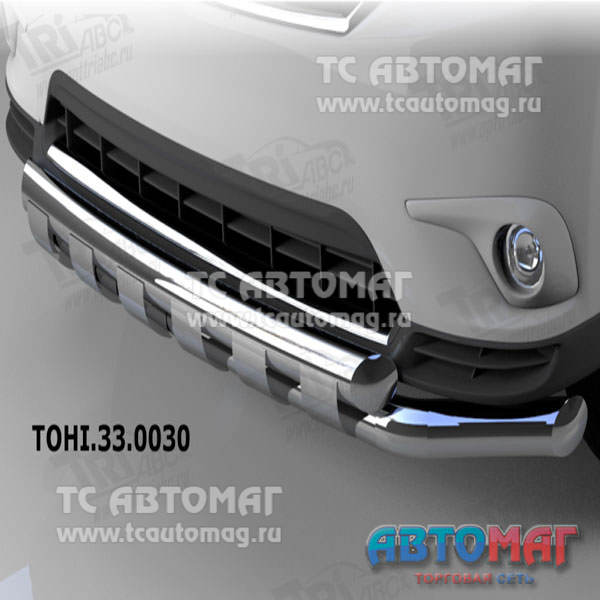 Защита переднего бампера Toyota Highlander 10-13 Shark TOHI.33.0030 d60/60