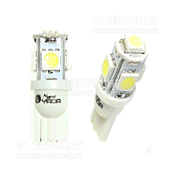 Светодиод 12V  5W Т10-5 SMD 5050 белый 902399