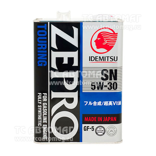 Масло IDEMITSU Zepro Touring F-S SN/GF-5 5W30 синт. 4л