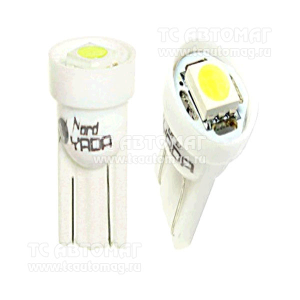 Светодиод 12V  5W Т10-1SMD(5050) HP белый NY 900293