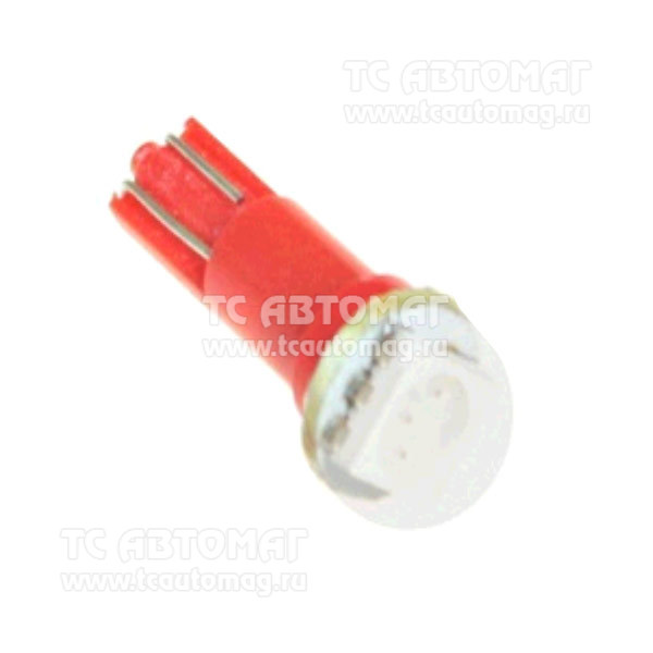 Светодиод 12V  1,2W Т5-02 (1SMD) красн NY 901146