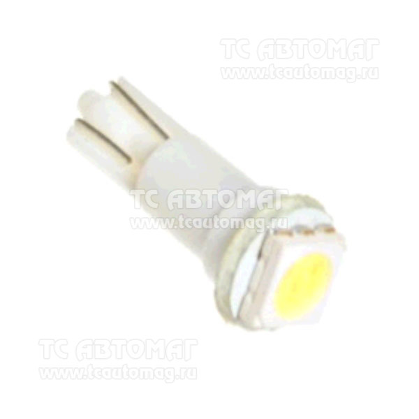 Светодиод 12V  1,2W Т5-02 (1SMD) бел NY 902402