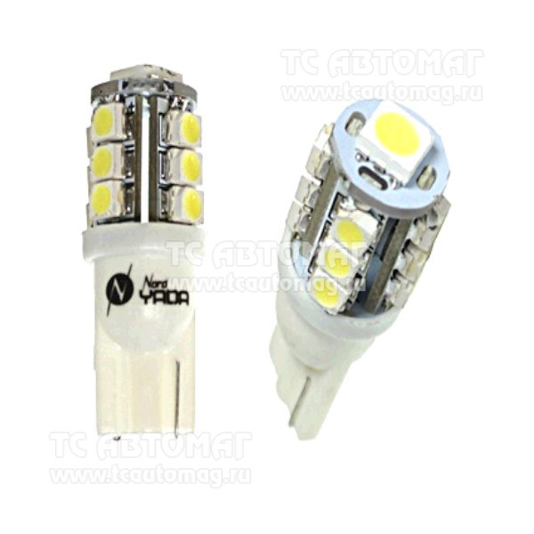 Светодиод 12V  5W Т10-13SMD 5050/3528 бел 902680