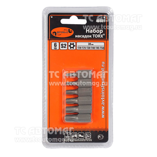 Набор звездочек TORX 6 предметов 3/8 