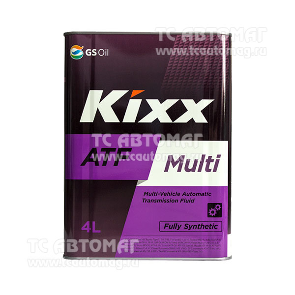 Жидкость АКПП Kixx ATF Multi 4л синт.мет.