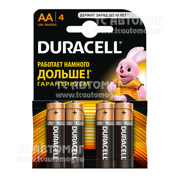 Батарейка DURACELL  AA Basic LR6  (4шт)  K4