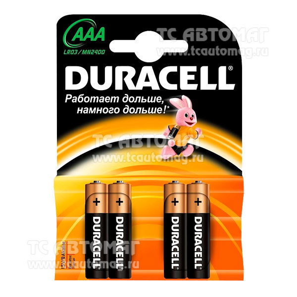 Батарейка DURACELL  AAA Basic LR03  (4шт)  K4