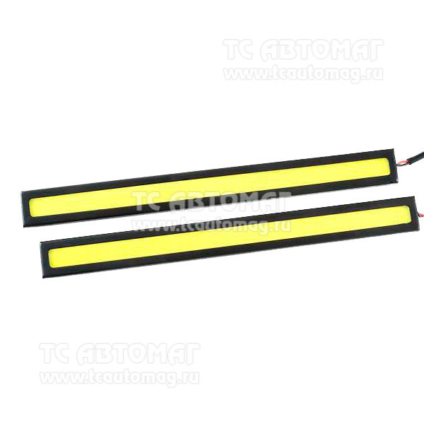 Дневные ходовые огни SKYWAY 12V 80 SMD диод 175*3*15  (2шт)