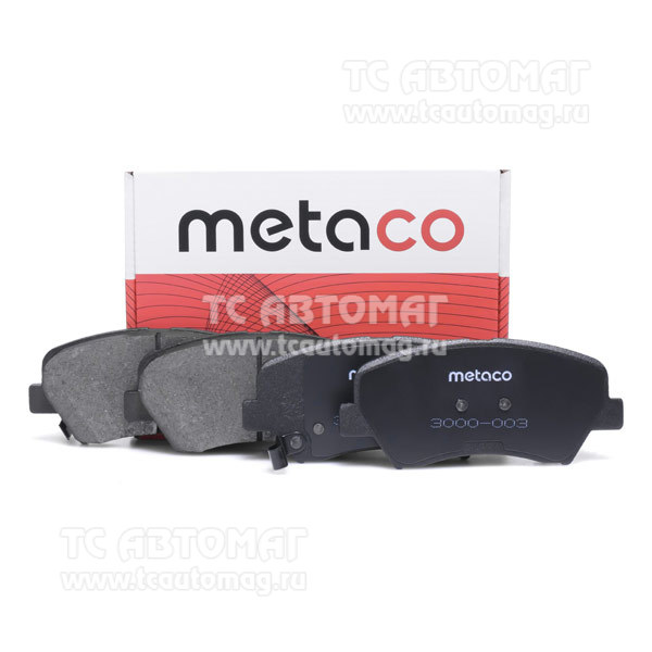 Колодки тормозные перeдние Metaco 3000-003, OEM 581013XA20 Hyundai-Kia, Hyundai Solaris-2010-17г.; Kia RIO-2011г.