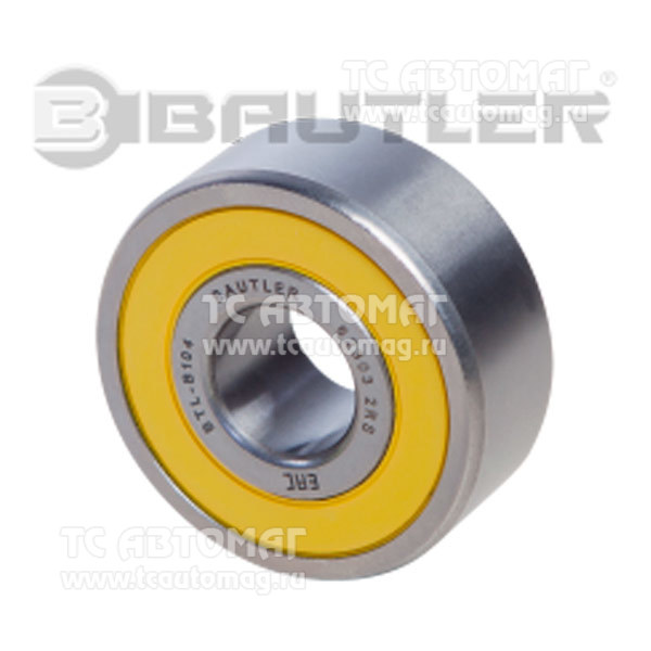 Подшипник генератора ГАЗ-2410, 3302, 3110 62303 BTL-B104 BAUTLER, OEM 62303 2RS / 412-6180603 / 6-180603