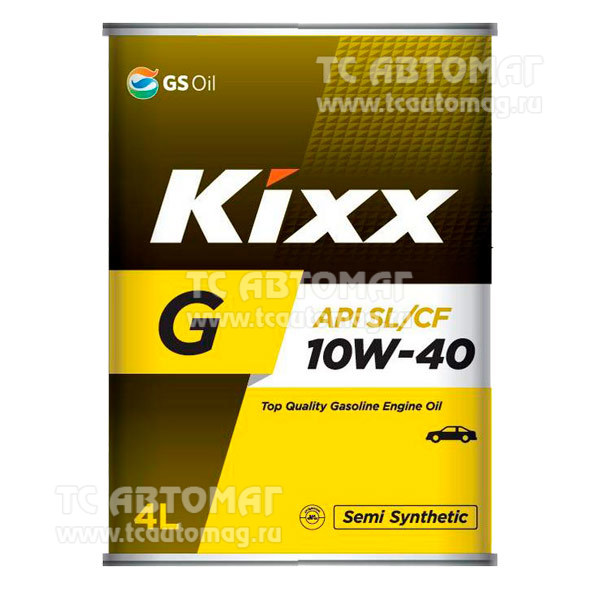 Масло Kixx G SL 10W40 (Gold) 4л. п/синт.
