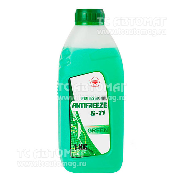 Антифриз G11 (-40) PROFESSIONAL  1кг (зеленый) ХимАвто (стяжка 10 шт.)