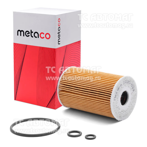 Фильтр масляный Мetaco 1020-024, OEM 03L115562 VAG, Skoda Octavia (A5 1Z-) (2004-2013), VW Transporter T5 (2003-2015)