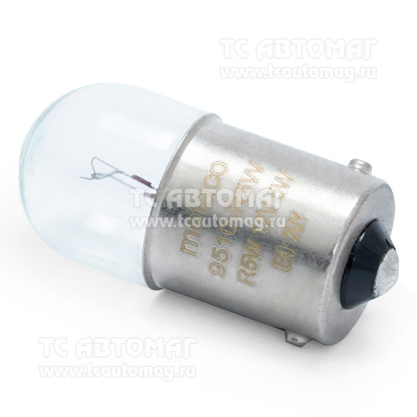 Лампа 12V  5W BA15S R5W G18 9510-R5W Metaco  (уп.10 шт.)