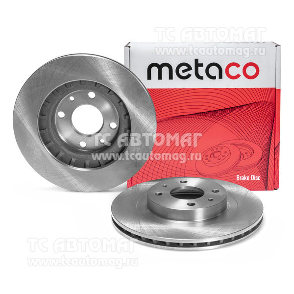 Диск тормозной передний вентилируемый Metaco 3050-292, OEM 402065PA0G Nissan, Datsun On-Do (2014>), VAZ Lada Granta (2011>) (уп.2шт.)
