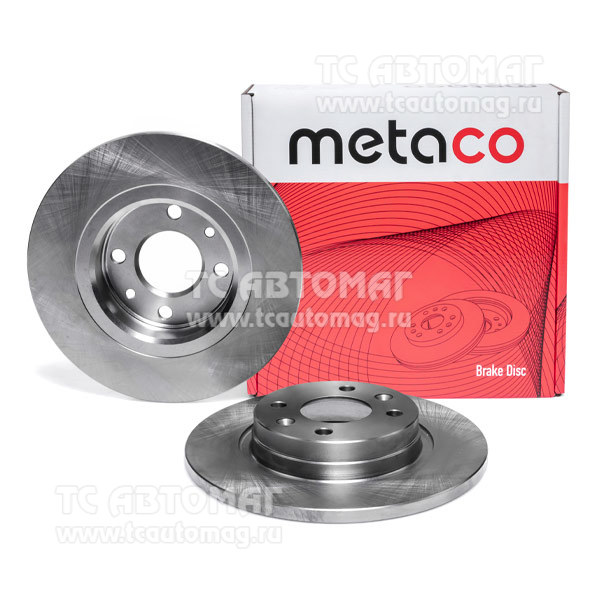 Диск тормозной передний Metaco 3100-001, OEM 7701208252 Renault, VAZ Lada Largus (2011>), Renault Logan (2005-2014) (уп.2шт.)