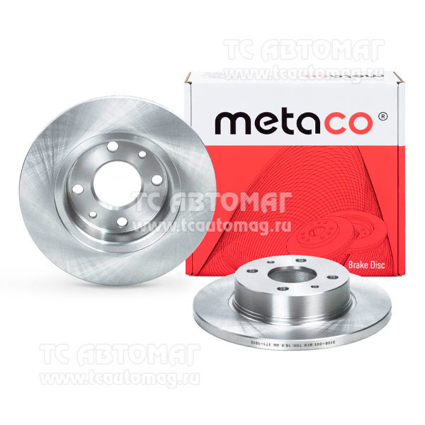 Диск тормозной передний Metaco 3100-041, OEM 21083501070 VAZ, LADA SAMARA (уп.2шт.)
