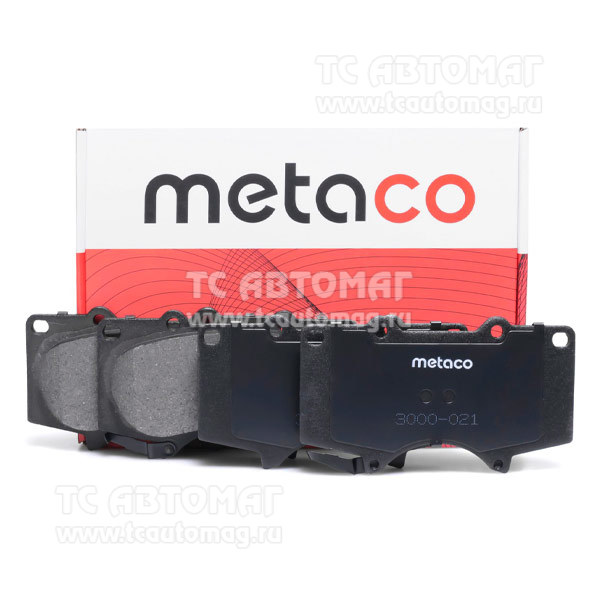 Колодки тормозные перeдние Metaco 3000-021, OEM 446535290 Toyota, Mitsubishi Pajero/Montero IV (V8, V9) (2007>), Toyota Land Cruiser (150)-Prado (2009>)