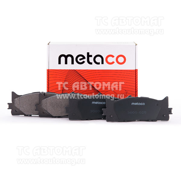 Колодки тормозные перeдние Metaco 3000-025, OEM 446533450 Toyota, Toyota Camry V40 (2006-2011), Toyota Camry V50 (2011>)