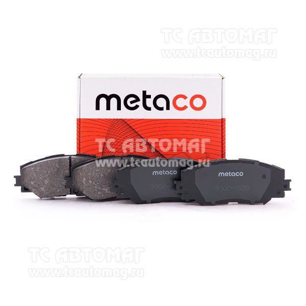 Колодки тормозные перeдние Metaco 3000-028, OEM 446512610 Toyota, Toyota Corolla E15 (2006-2013), Toyota RAV 4 (2006-2013)