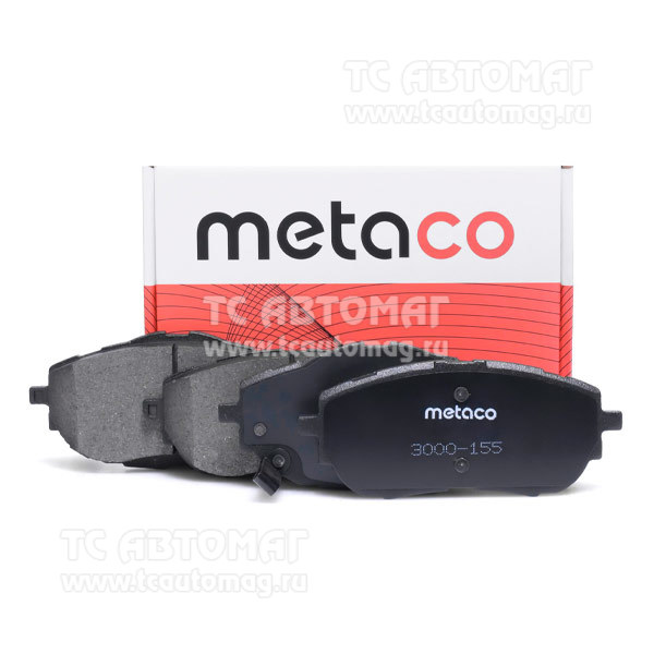 Колодки тормозные перeдние Metaco 3000-155, OEM 446502390 Toyota, Toyota Auris E18 (2012>), Toyota Corolla E18 (2013>)