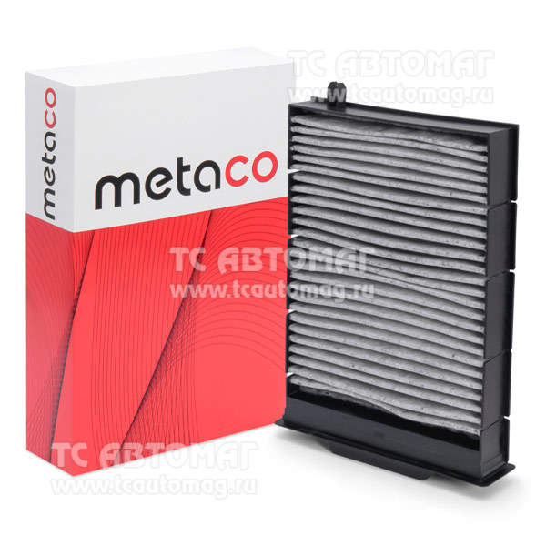 Фильтр cалона Мetaco 1010-129C, OEM 7701064235 Renault, Renault Megane II (2003-2009) УГОЛЬНЫЙ