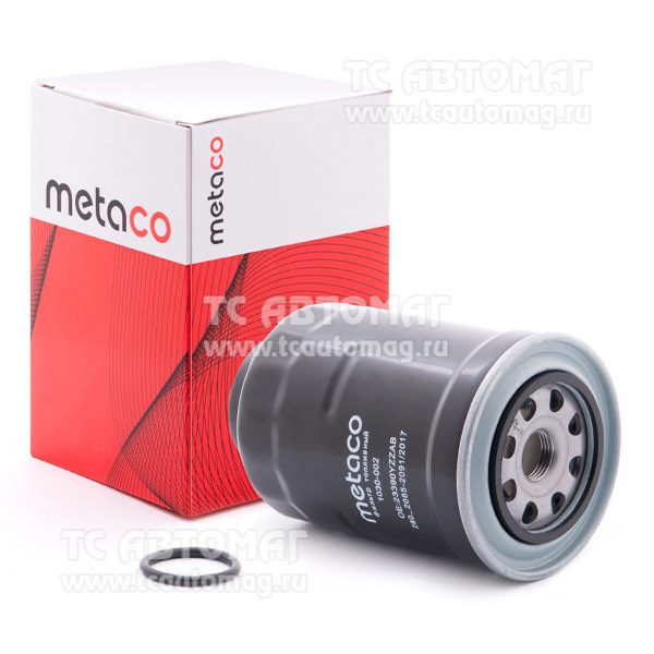 Фильтр топливный Мetaco 1030-002, OEM 23390YZZAB Toyota, Mitsubishi Pajero/Montero IV (V8, V9) (2007>), Mazda Mazda 6 (GG) (2002-2007)