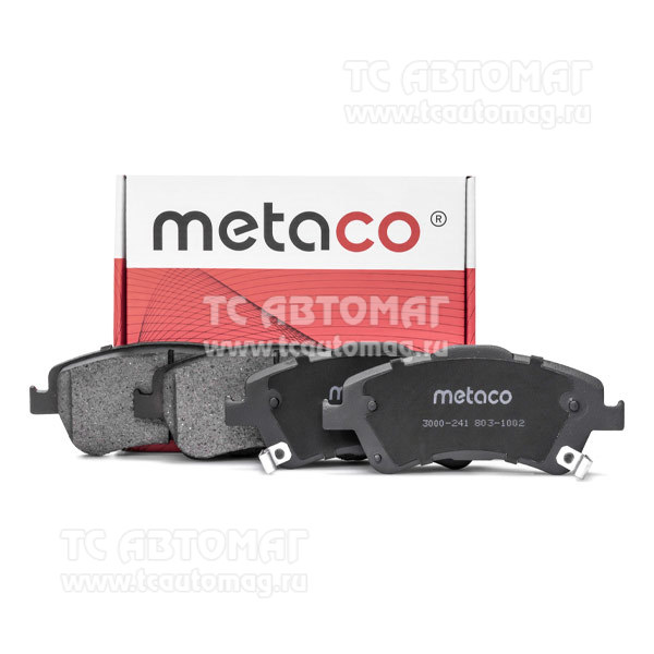 Колодки тормозные перeдние Metaco 3000-241, OEM 446502190 Toyota, Toyota Corolla E15 (2006-2013), Toyota Auris (E15) (2006-2012)