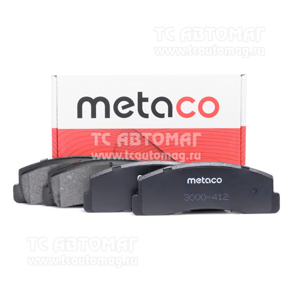 Колодки тормозные перeдние Metaco 3000-412, OEM 212133501090 VAZ, VAZ Chevrolet NIVA