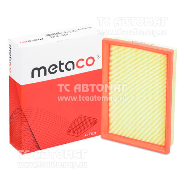 Фильтр воздушный Мetaco 1000-069, OEM 96950990 GM, Chevrolet Aveo (T300) (2011>), Chevrolet Cobalt (2011-2015)