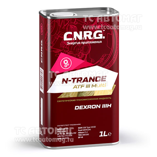 Масло C.N.R.G. трансмиссионное N-Trance ATF III Multi 1л синт CNRG-049-0001  (уп.12)