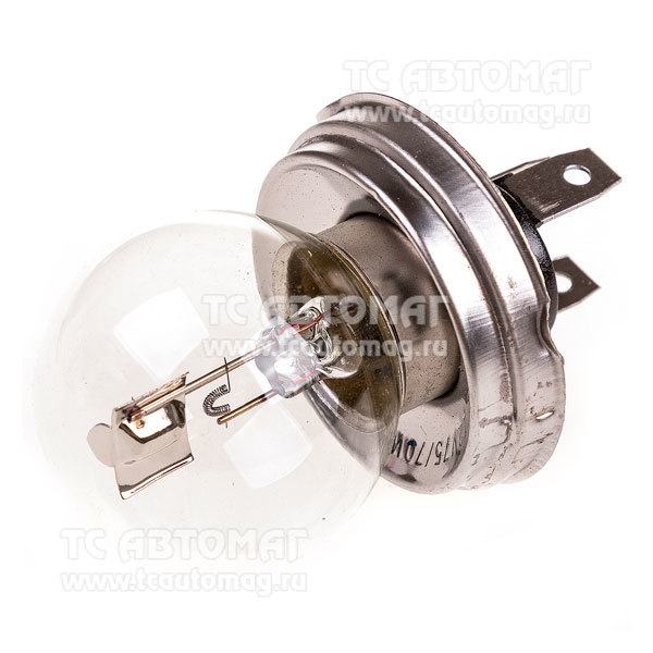 Лампа 12V 75/70W P45t 2конт G40 СПУТНИК SKYWAY S09101016