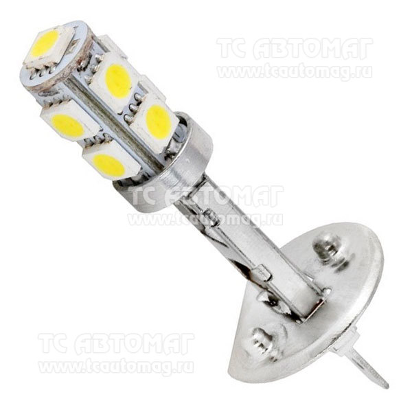 Светодиод H1 12V 9SMD белый CПУТНИК SKYWAY S08201003