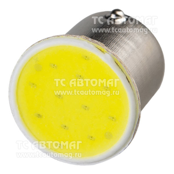 Светодиод 24V/21W S25 1COB белый плоская CПУТНИК SKYWAY S08202021_1
