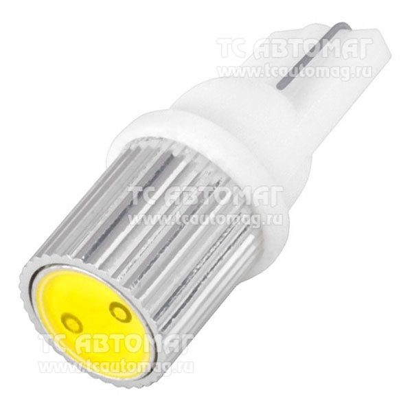 Светодиод 12V/5W T10 1SMD радиатор белый CПУТНИК SKYWAY S08201098