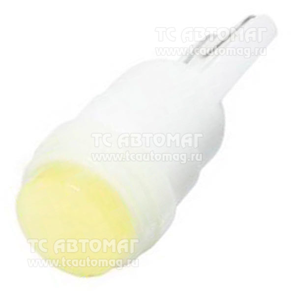 Светодиод 12V/5W T10 1SMD фарфор белый CПУТНИК SKYWAY S08201103_1