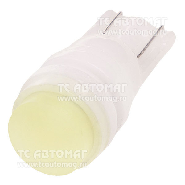 Светодиод 12V/5W T10 фарфор б/ц белый SKYWAY S08201260