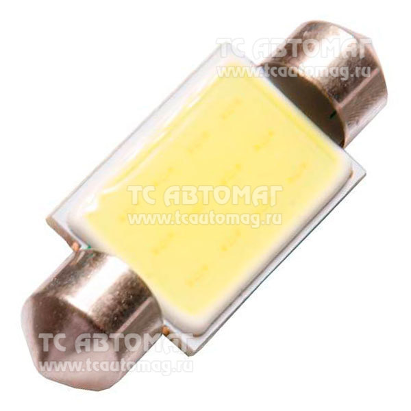 Светодиод 12V/6W T11 1COB 39мм белый SKYWAY S08201154_1