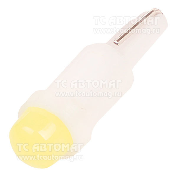 Светодиод 12V/1,2W T5 1СOB б/ц белый (2шт) SKYWAY S08201359